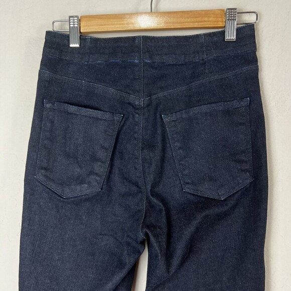 J Brand‎ Natasha Skinny Jeans Realm Dark Wash Button Fly Nautical Size 27 - Picture 6 of 14